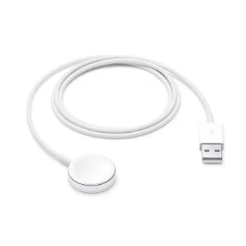 Magnetic Watch Charging Cable Fast USB Charger Cord for Smart Watches Universal Replacement Secure Snap Charging Durable Travel Friendly Design Black Portable Power Cable