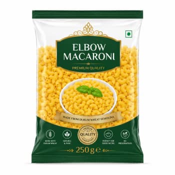 Premium Elbow Macaroni Pasta 250g Durum Wheat